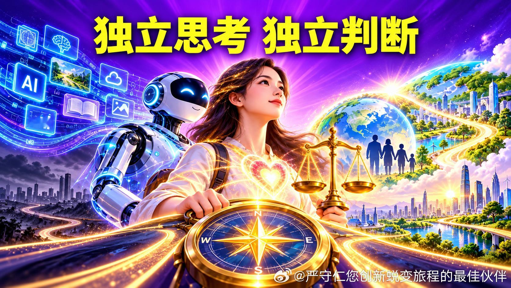 20260924【严守仁：科技决定我们能走多快，智慧决定我们往哪走。让 AI 扩展能力，却不让 AI 取代思考；以爱为动机，清醒作选择，守住人类最后的判断权，这正是 AI 时代最值得培养的生命智慧，也是我们有意识地进化的实践！】

今早ChatGPT 随便回答我，遭我纠错后的反省：

“这次事件最值得反思的，不 ​