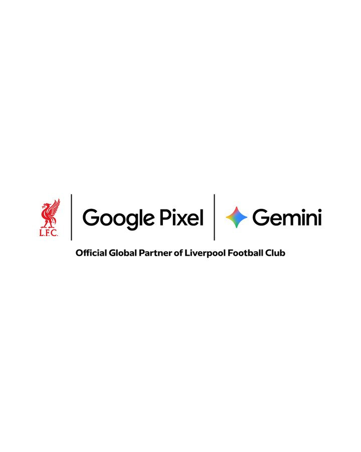 利物浦🤝谷歌！

我们很高兴地宣布，Google Gemini正式成为俱乐部官方消费级AI合作伙伴，同时与Google Pixel的合作延长，其将继续担任俱乐部官方手机合作伙伴

#利物浦##利物浦官方公告##利物浦[超话]# ​