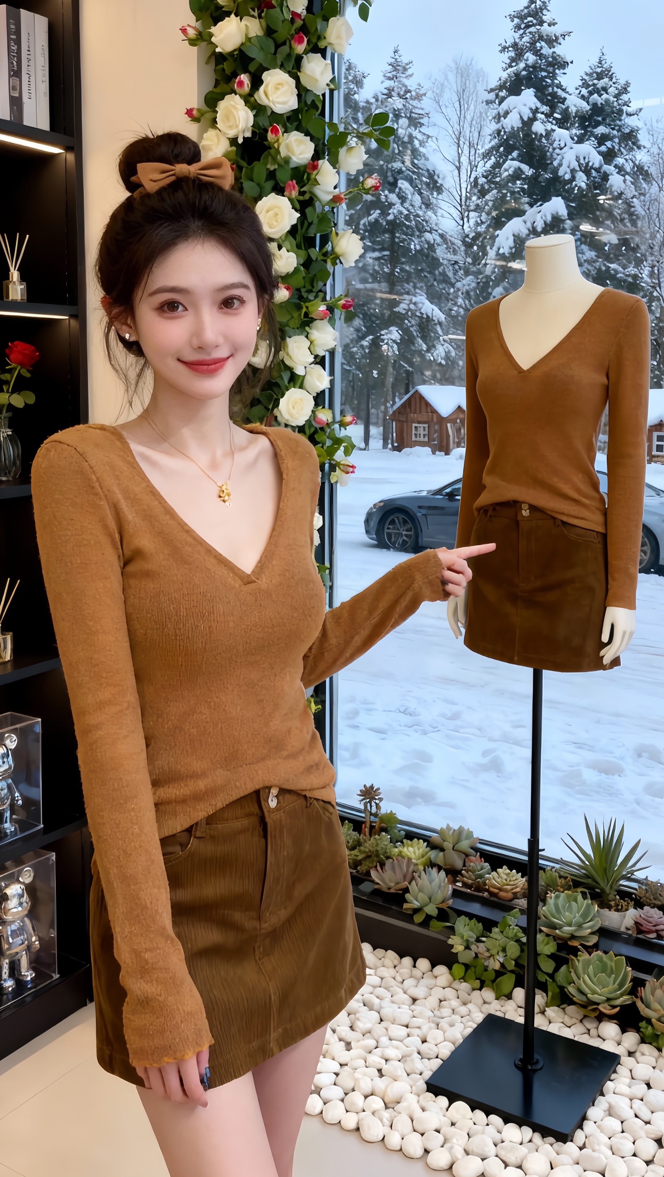 <p>名媛风 慵懒风穿搭 这也太好看了 复古港风 美女街拍穿搭 <!-...