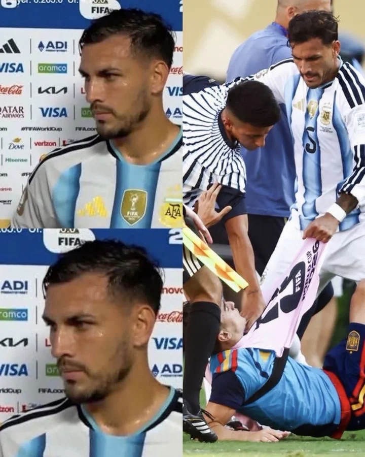 LEANDRO PAREDES：“加维在终场哨响后走过来