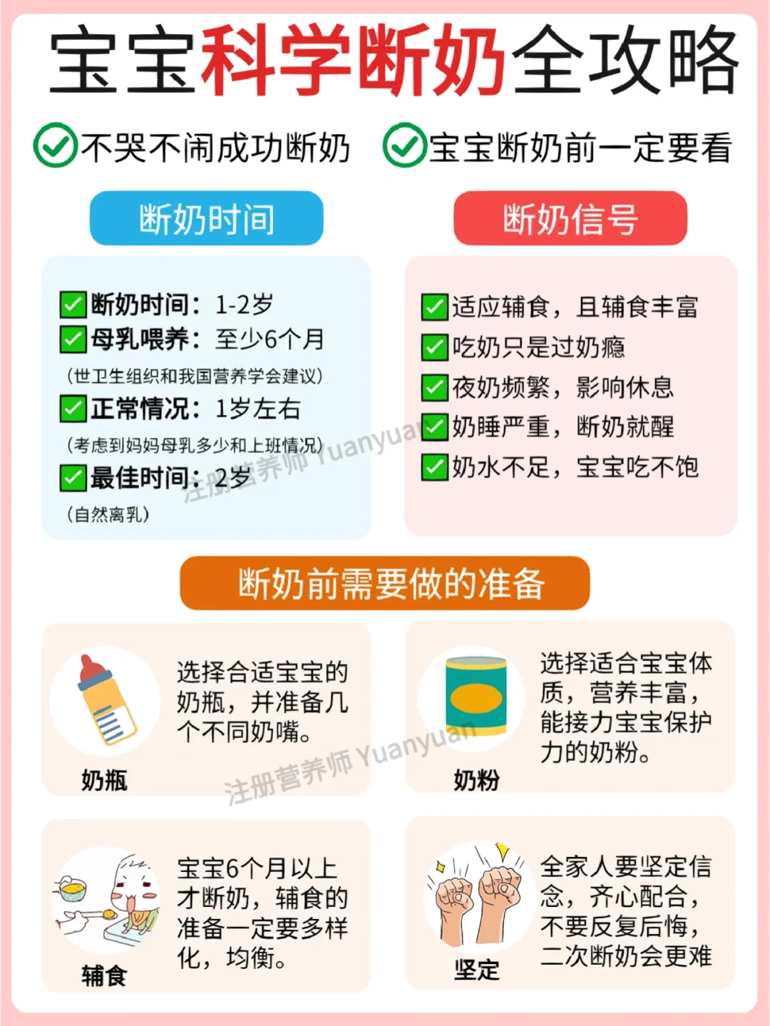 科学断奶不遭罪✅奶瘾宝宝断奶全攻略
