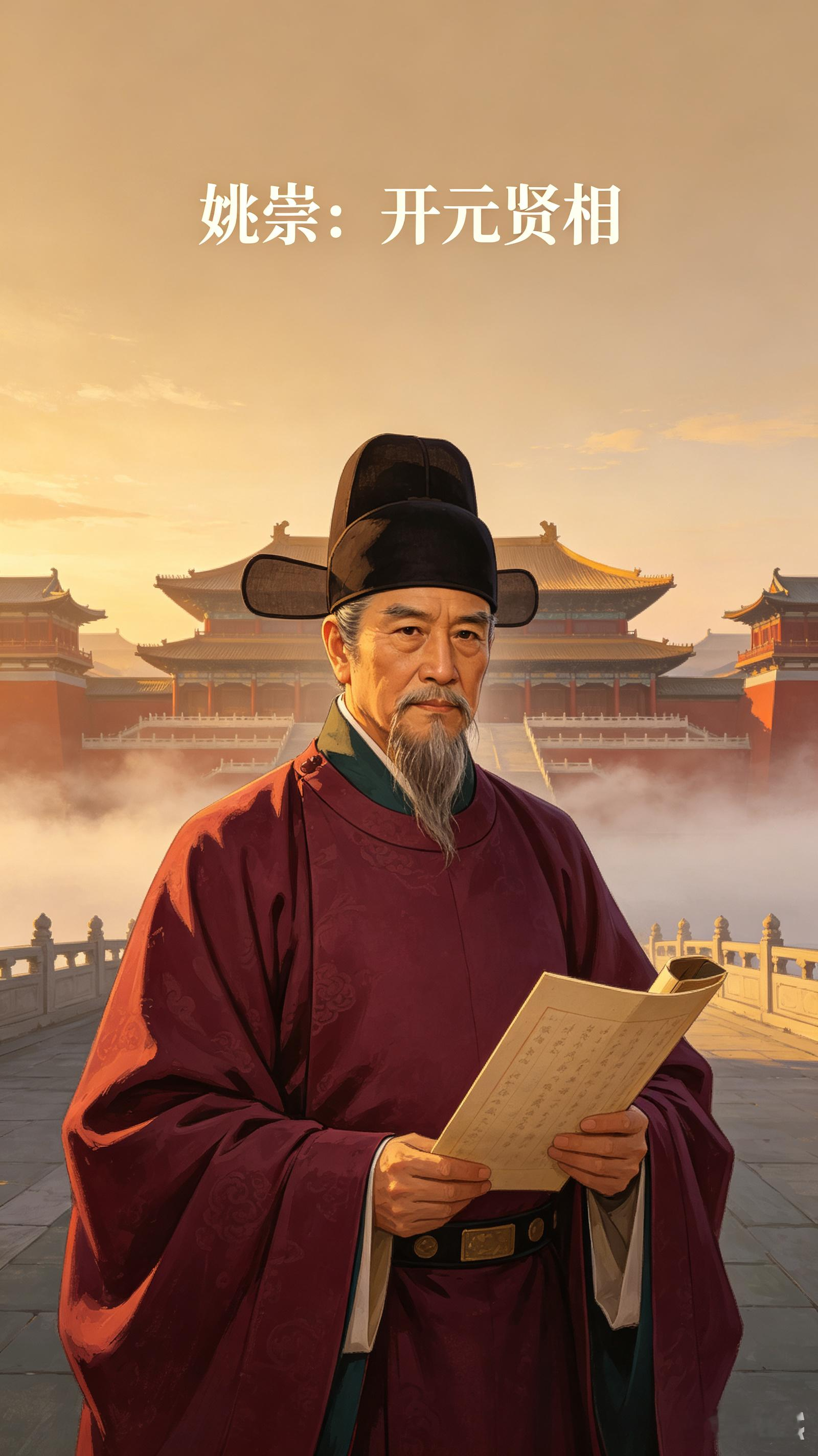 唐玄宗刚登基就想大干一场，结果被姚崇一句话当场“泼冷水”：

“想当明君，可以，但别乱折腾。”

敢这么跟皇帝说话的人，整个大唐都没几个。

而这个人，就是后来被称为“开元第一名相”的姚崇。

很多人一提开元盛世，想到的都是唐玄宗。可实际上，唐玄宗刚继位时，大唐根本没那么风光。

武则天晚年加上韦后
