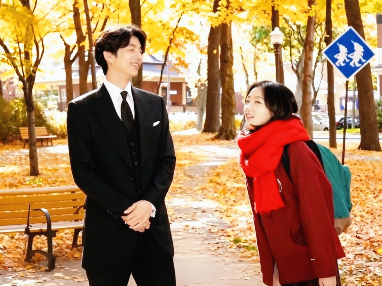 #鬼怪夫妇[超话]# 
🍁信倬天下第一萌[么么哒]

（自修截图，图源鬼怪官方花絮视频） ​