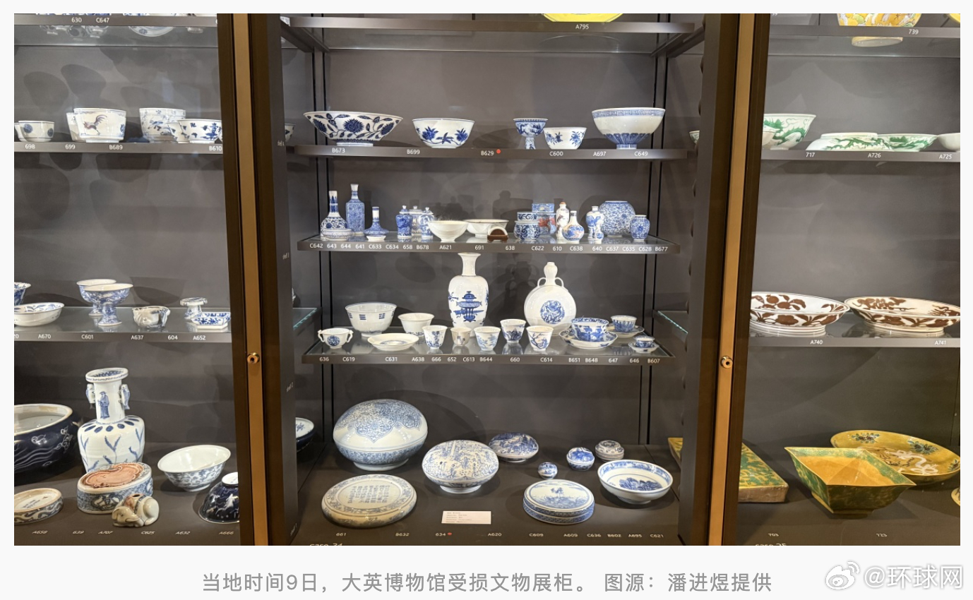 #大英博物馆证实两件中国瓷器损坏#【大英博物馆证实：两件清代康熙时期中国瓷器损坏，已交由修复团队进行修复】#大英博物馆受损中国瓷器处修复状态# 英国大英博物馆9日向环球网记者证实，馆内两件清代康熙年间的器物于4日受损，称这两件器物已交由专业团队进行修复。

“令人遗憾的是，周日（10月4日） ​