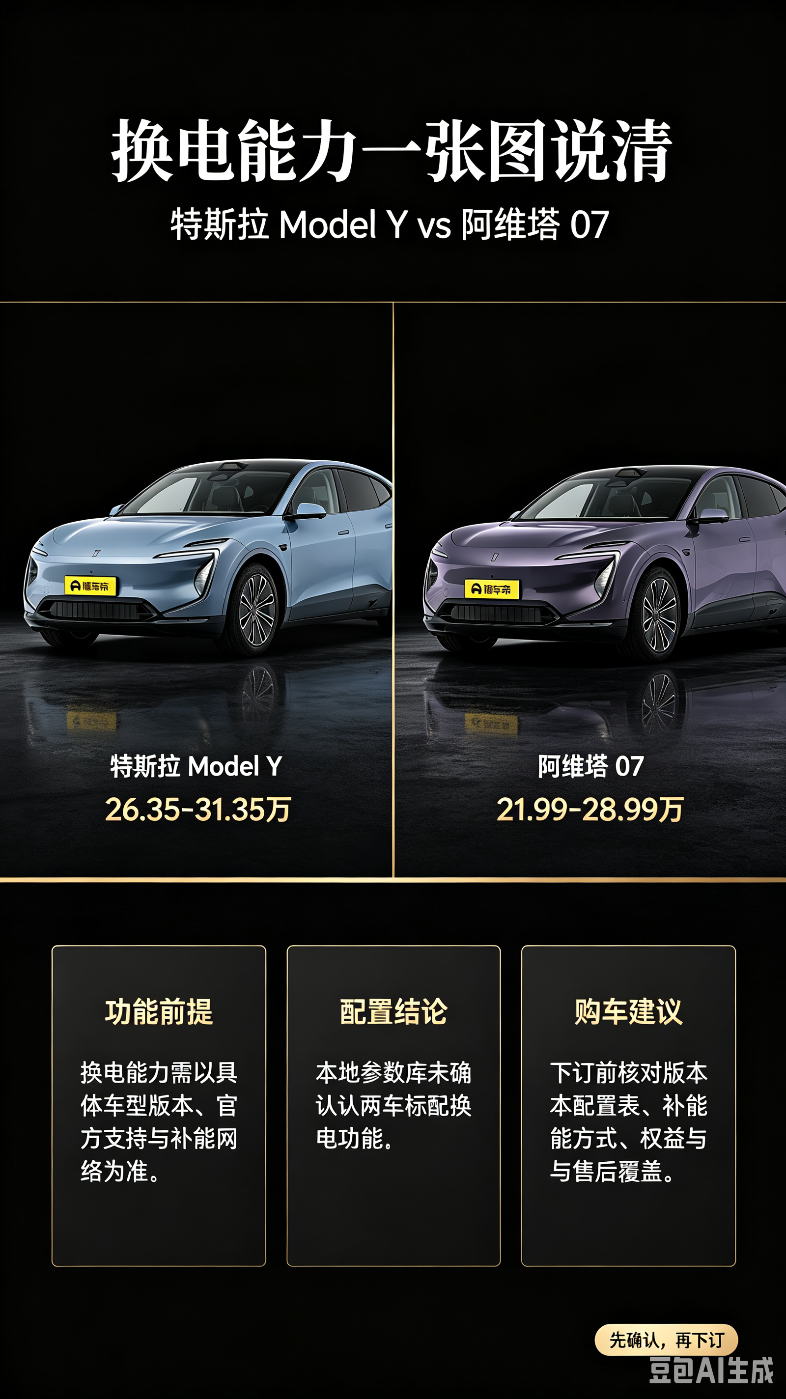 两车换电能力对比，选前必看