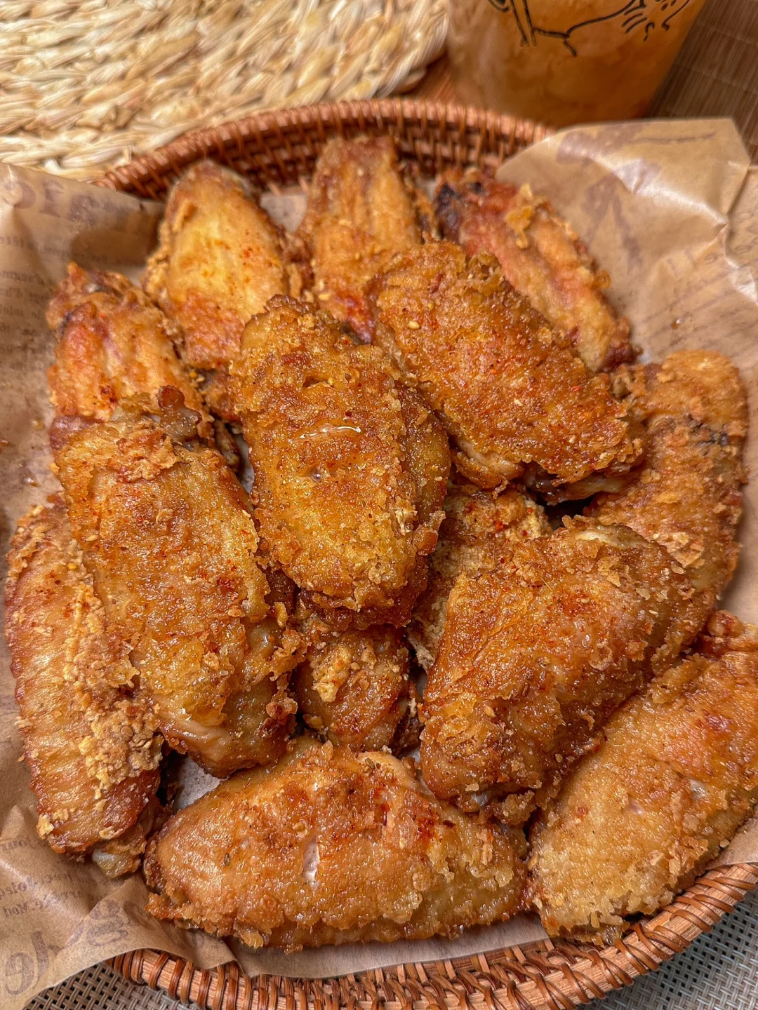 半夜馋让我到流口水的蒜香脆皮鸡翅！！