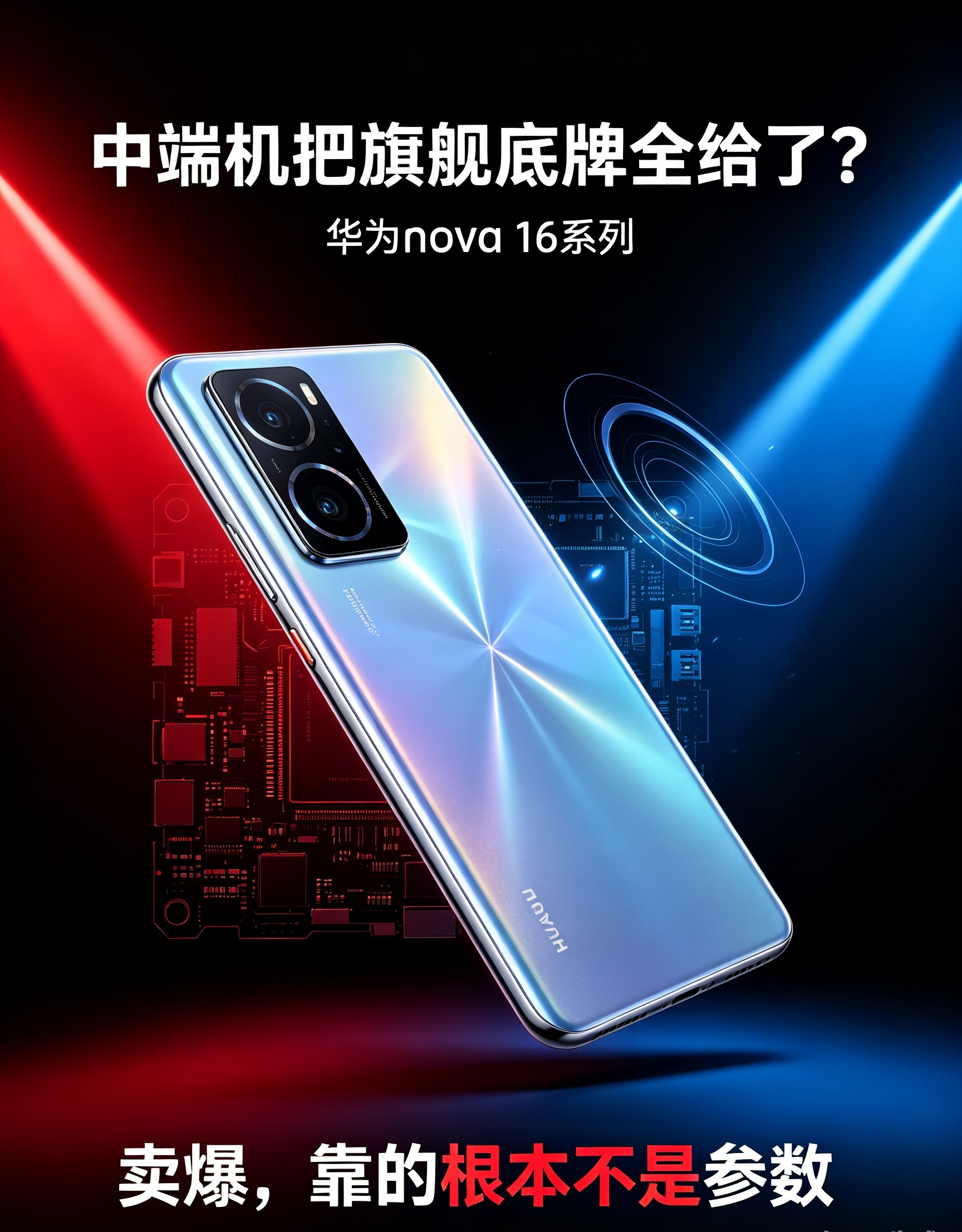 中端机把旗舰底牌全给了？华为nova 16系列卖爆，靠的根本不是参数