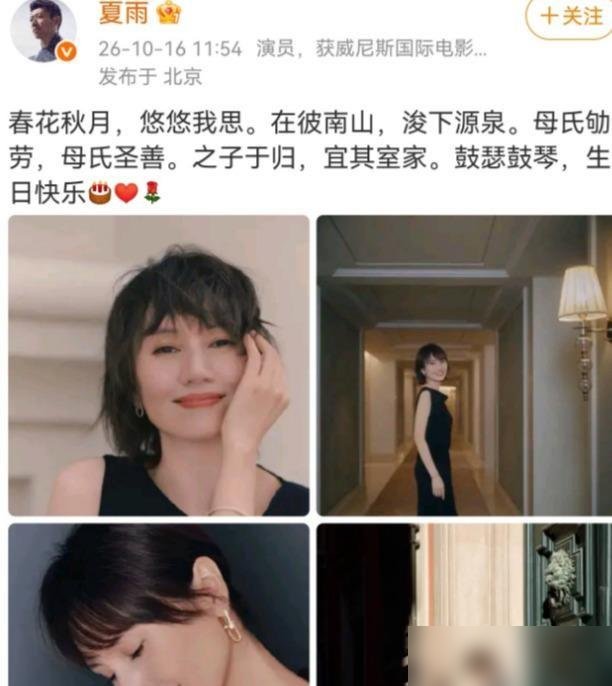 夏雨给袁泉庆生，直接甩了首古诗，夸她善良贤淑、顾家持家。结婚17年，这俩人几乎不晒娃，女儿夏哈哈长啥样，外界至今没几张照片。
再看事业，两口子全在玩命转型。袁泉在《蜂蜜的针》里演个孤僻研究员，毁容式演技，彻底扔了知性人设。夏雨更狠，跑去《孤鹰》当卧底警察，满脸是血的那种硬核角色。
戏里各演各的狠