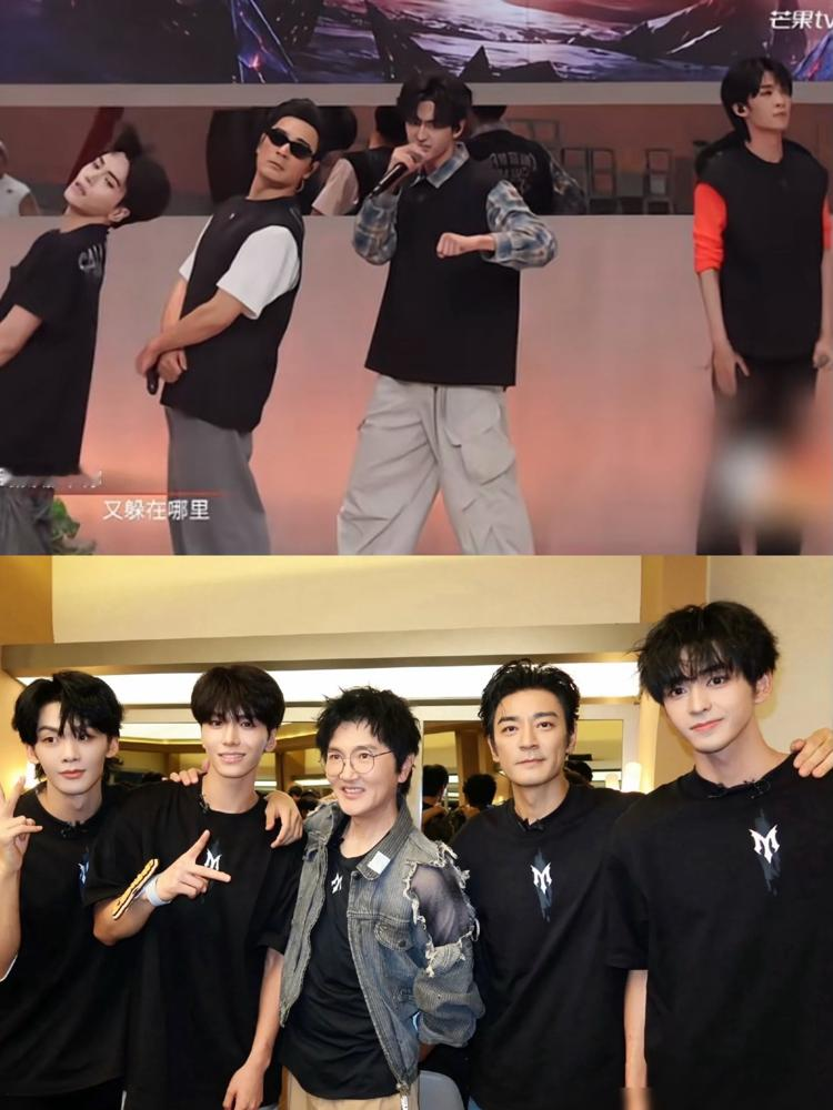 孙楠没来，这组反而炸了。
《披哥》三公小考，孙楠部落抽到《24个比利》。队长去录晚会，人直接不在。剩下王赫野、李光洁、张卓尔、邵子恒，四个舞蹈底子薄得跟纸似的，愣是把场子撑住了。
王赫野临时扛事，统筹走位，还复刻孙楠的唱腔把那几句高音硬顶上去。台下没人看出这组差点散架。89分，全场第二。
最狠