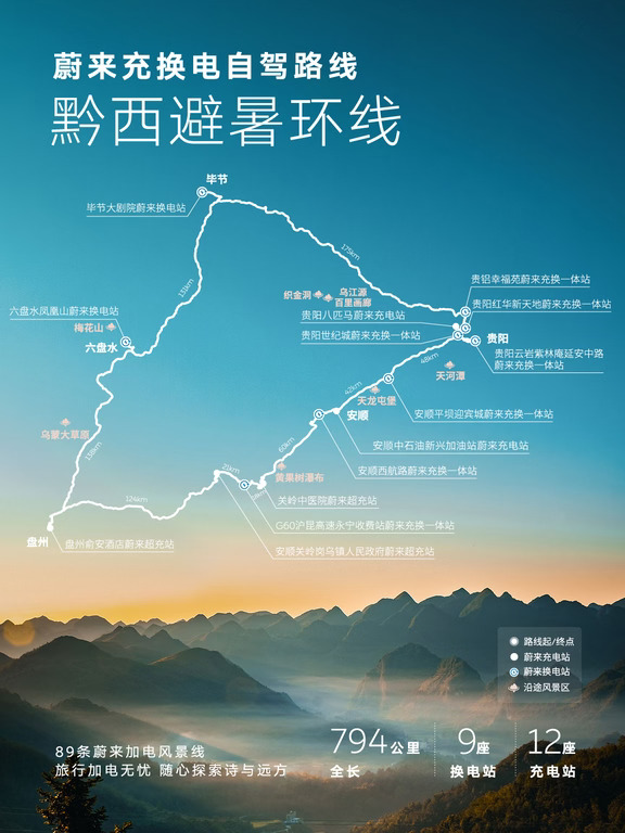 满电出发，驰骋黔西山野，漫游清风凉境