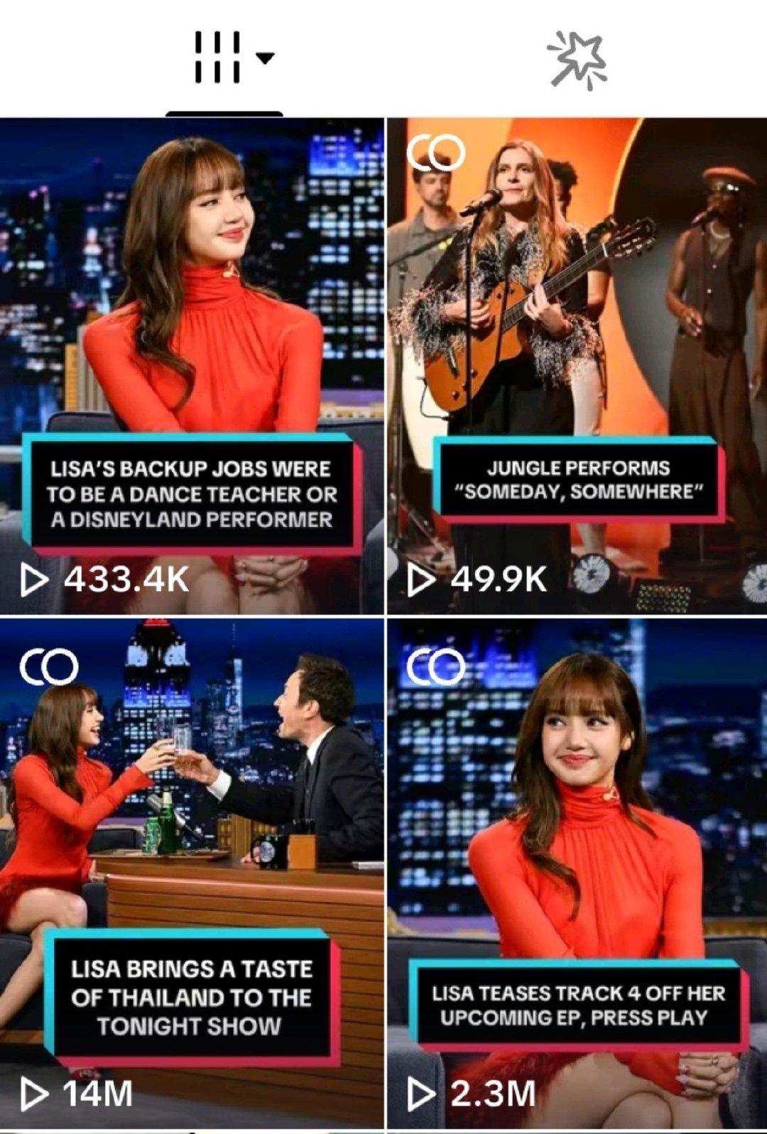 Lisa肥伦秀相关视频短短1天内就超过了200万点赞和1400万观看量。🔥 ​