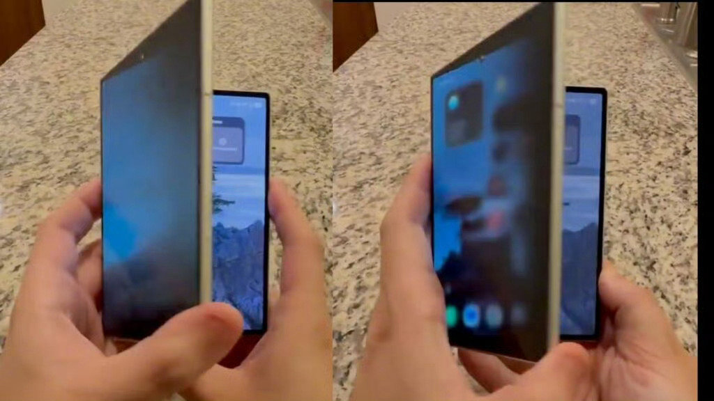 【苹果首款折叠 iPhone Duo 发布首日，网友在三星 Galaxy Z Fold8 手机上实现类似开合透视动画】网友 u/moomanjohnny 昨日（9 月 10 日）在 Reddit 社区发帖，称其利用三星 Galaxy Z Fold8 的铰链传感器，为三星这款折叠手机打造了类似苹果 iPhone Duo 的开合透视动画（IT之家） ​