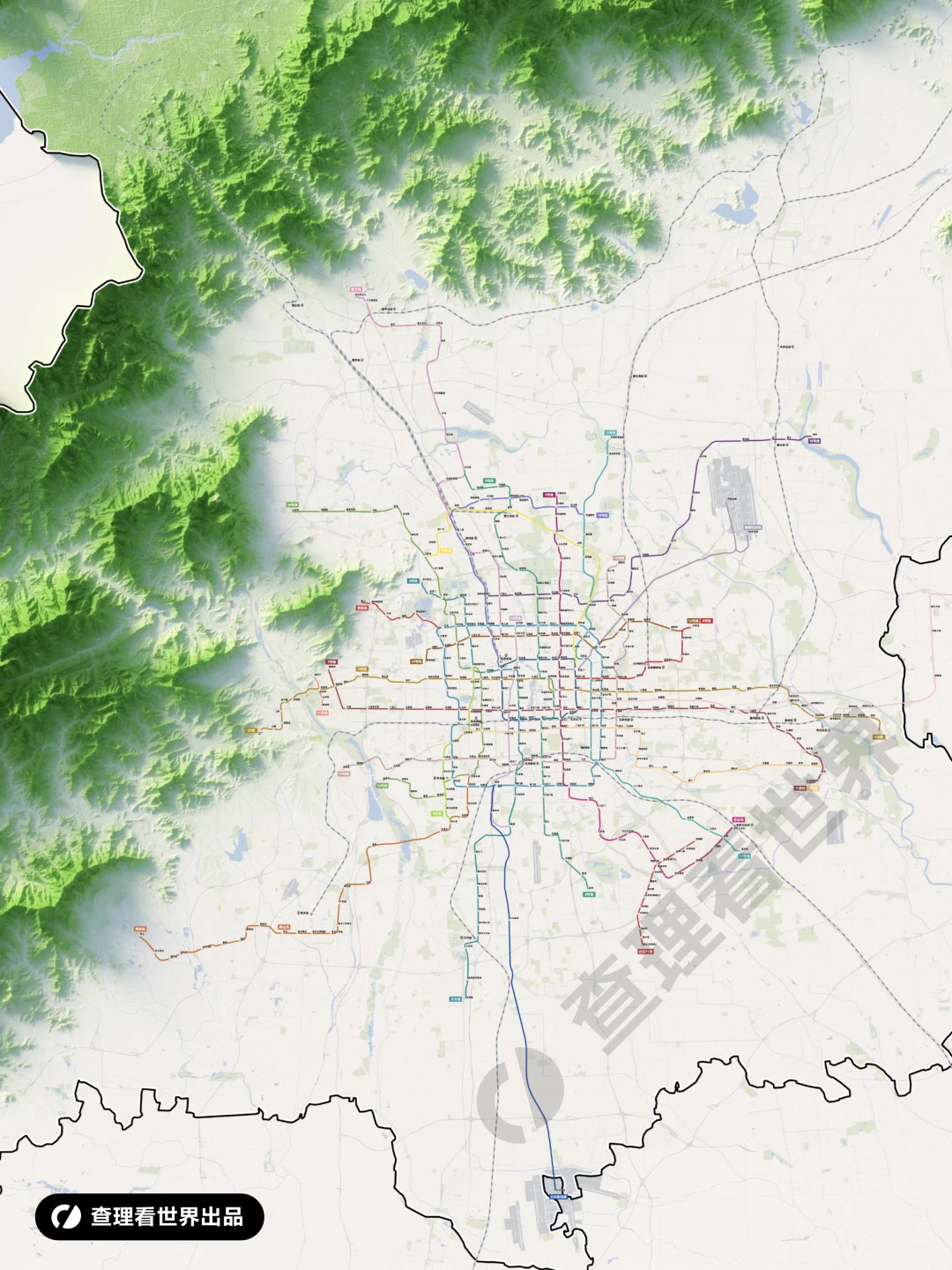 中国各大城市地铁地图全图合集（一）