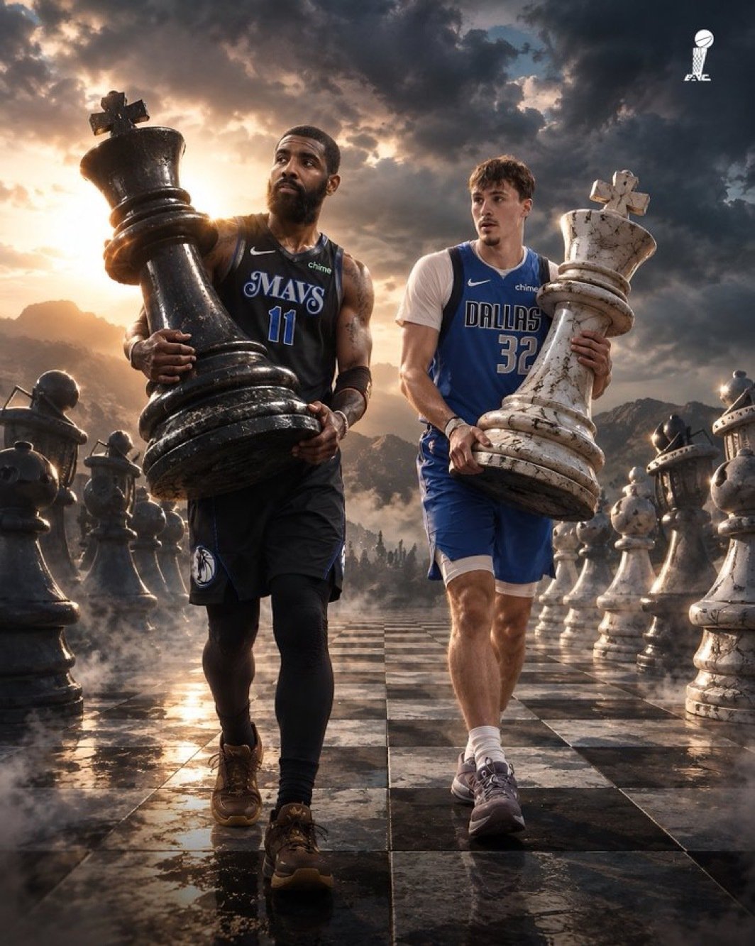 凯里·欧文和库珀·弗拉格将在下赛季联手出击。
    
这对组合拥有统治比赛的巨大潜力，甚至连由勒布朗领衔、阵容豪华的76人队也可能面临一场硬仗。
#欧文[超话]# ​