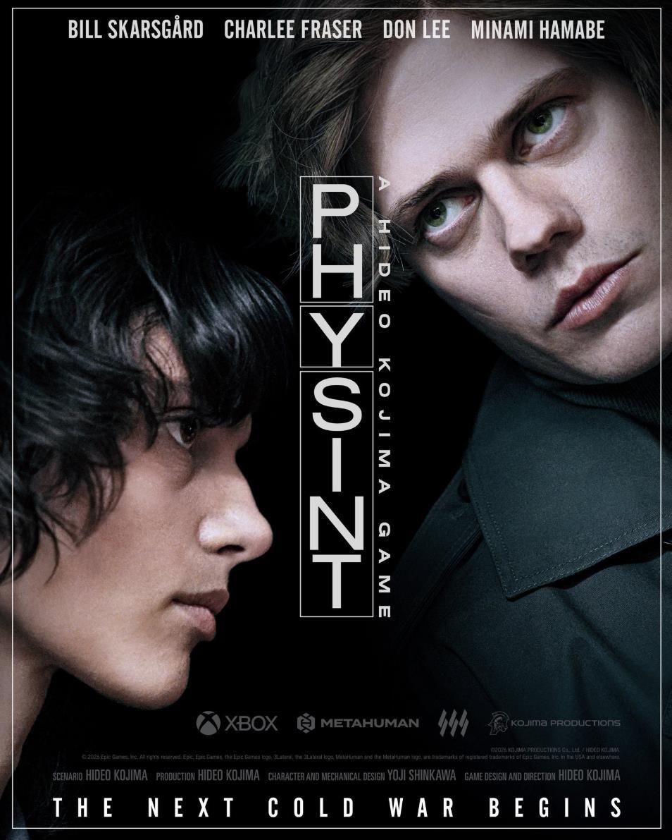 【小岛透露《PHYSINT》最新动态：剧情梗概已经完成】小岛秀夫近日在最新一期KOJI10广播节目中透露了《PHYSINT》的最新动向。本作虽然很容易让人联想到《合金装备》，但小岛希望加入更多全新的想法，打造一款不同类型的谍报动作游戏。

主演比尔•斯卡斯加德的角色扫描工作已经完成，正式拍摄计划于2027 ​