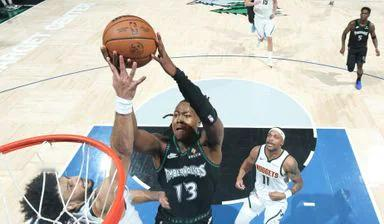 2026年4月25日NBA季后赛西部首轮G4，当明尼苏达森林狼队在二月...