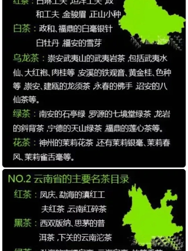 中国产茶省份排行榜，长知识了！