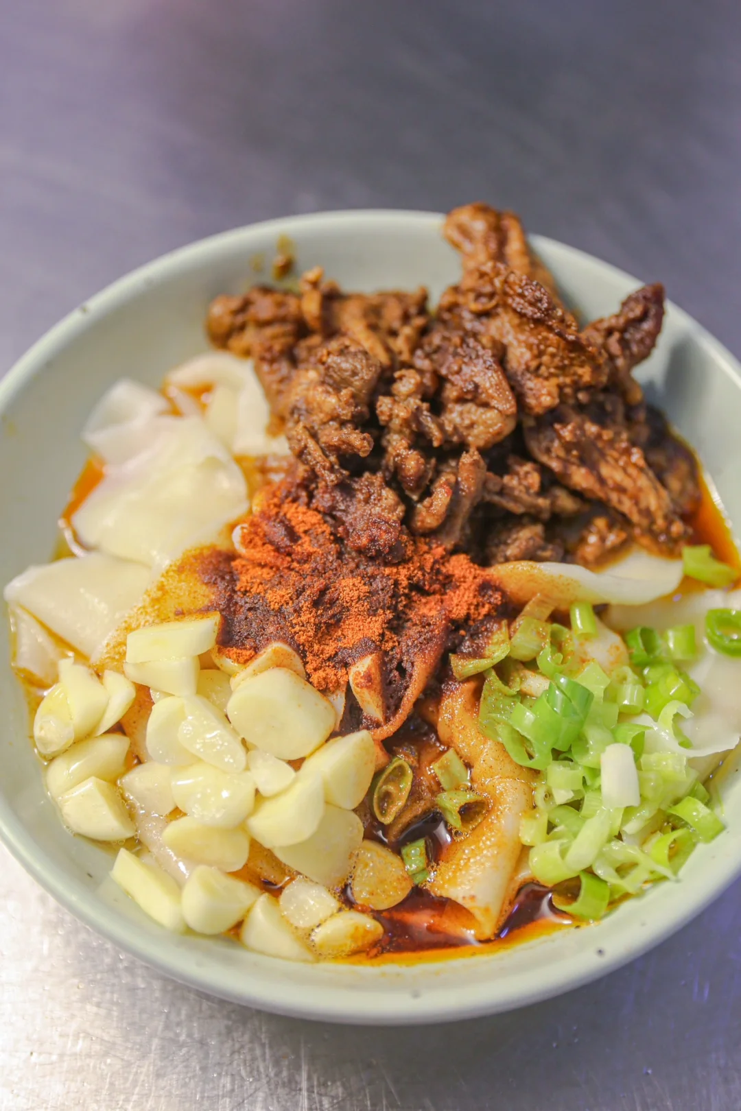 坚持做1000种面不重样(227)油泼扯面