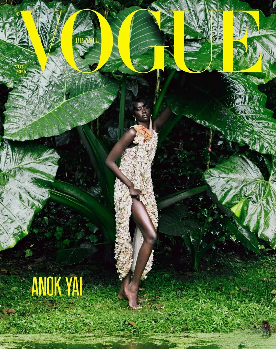 黑珍珠Anok Yai 二登巴西版VOGUE封面
