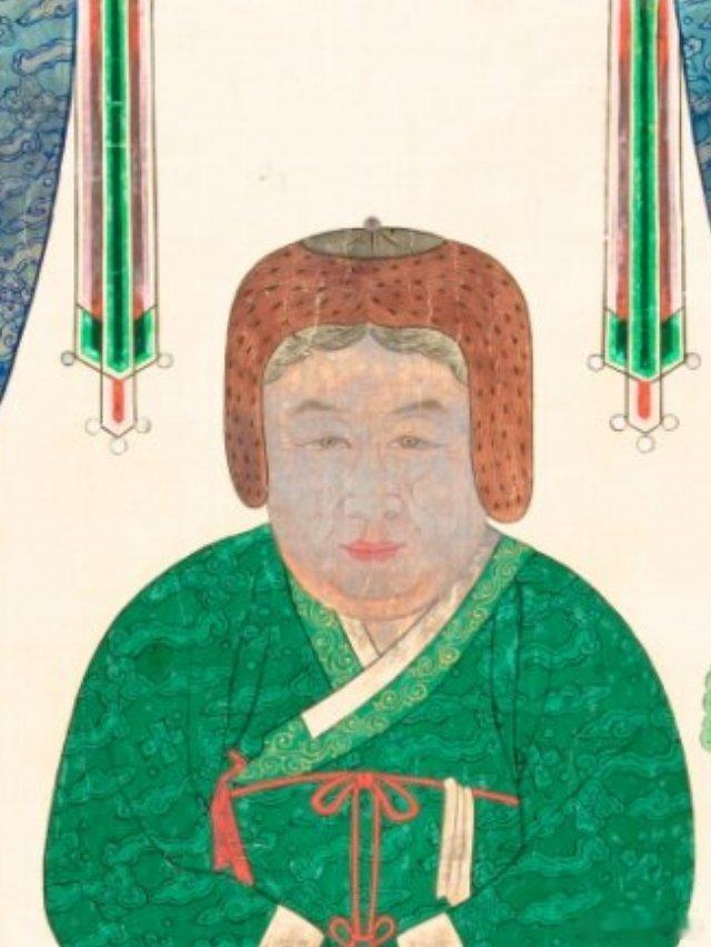 算是小帽+耳掩的混合体，李朝民间画工的技法，有时候不看实物真联想不到具体什么结构 ​