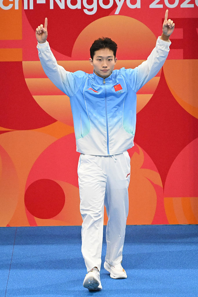 今日亚运赛场，中国水上项目再添5枚奖牌：
🇨🇳女子1米板跳水🥇林珊🥈龙艺萍
🇨🇳男子1米板跳水🥇王宗源🥉刘承瓒
🇨🇳花样游泳集体项目🥇中国花游队常昊/林彦含/林彦君/李岫宸/章小优/徐汇妍/张雅怡/向玢璇/戴诗意/郭牧也
#2026名古屋亚运会##跳水##花样游泳# ​