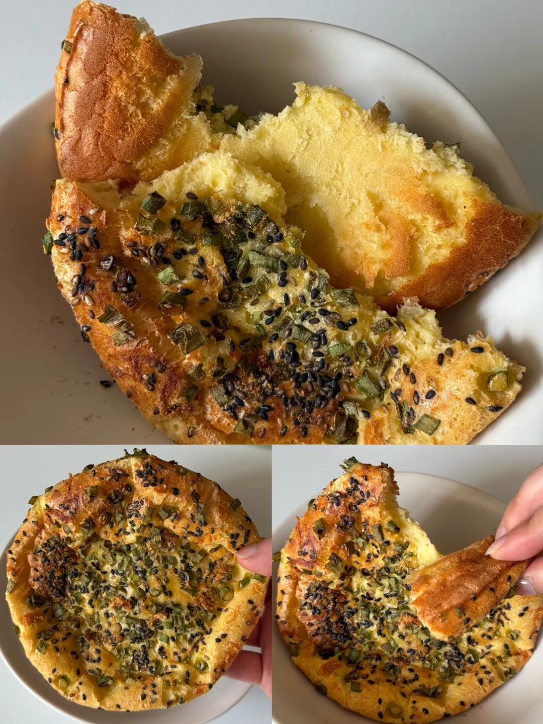 免发酵快手早饭🧇蛋烘糕（咸口葱香味）