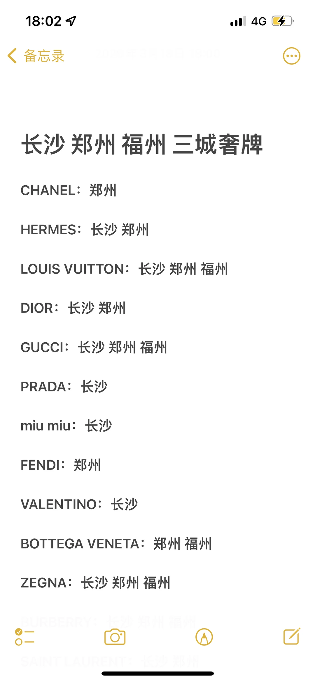 长沙、郑州、福州三城主流重奢统计一览