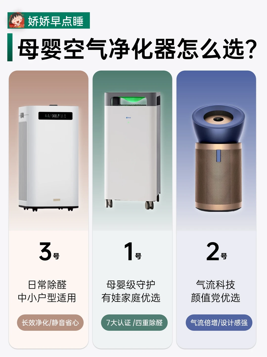 有娃家庭注意❗️母婴空气净化器可别盲选