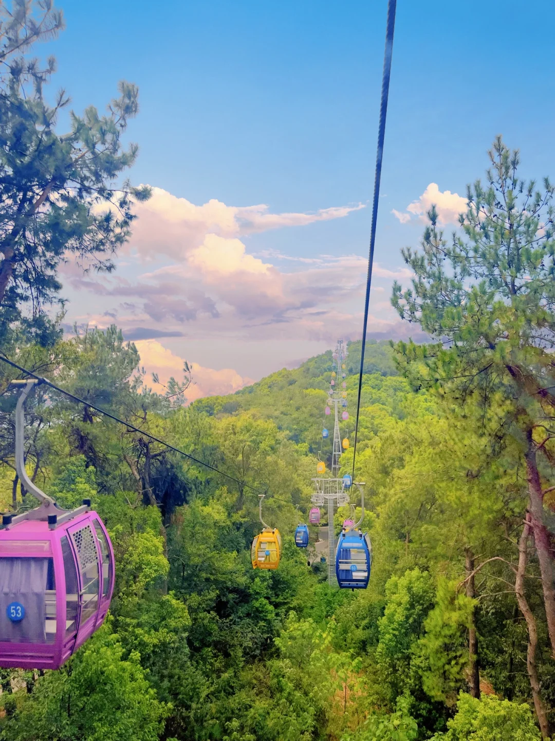 武汉遛娃8️⃣3️⃣—假期来磨山坐马卡龙缆车吧