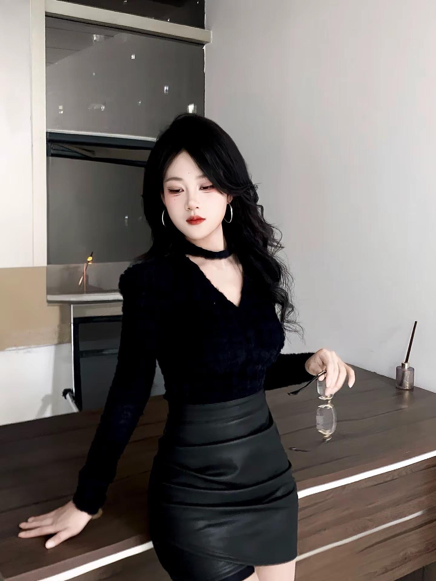 <p>好女人得到名声坏女人得到一切 黑色高级感穿搭 御姐 <!--{i...