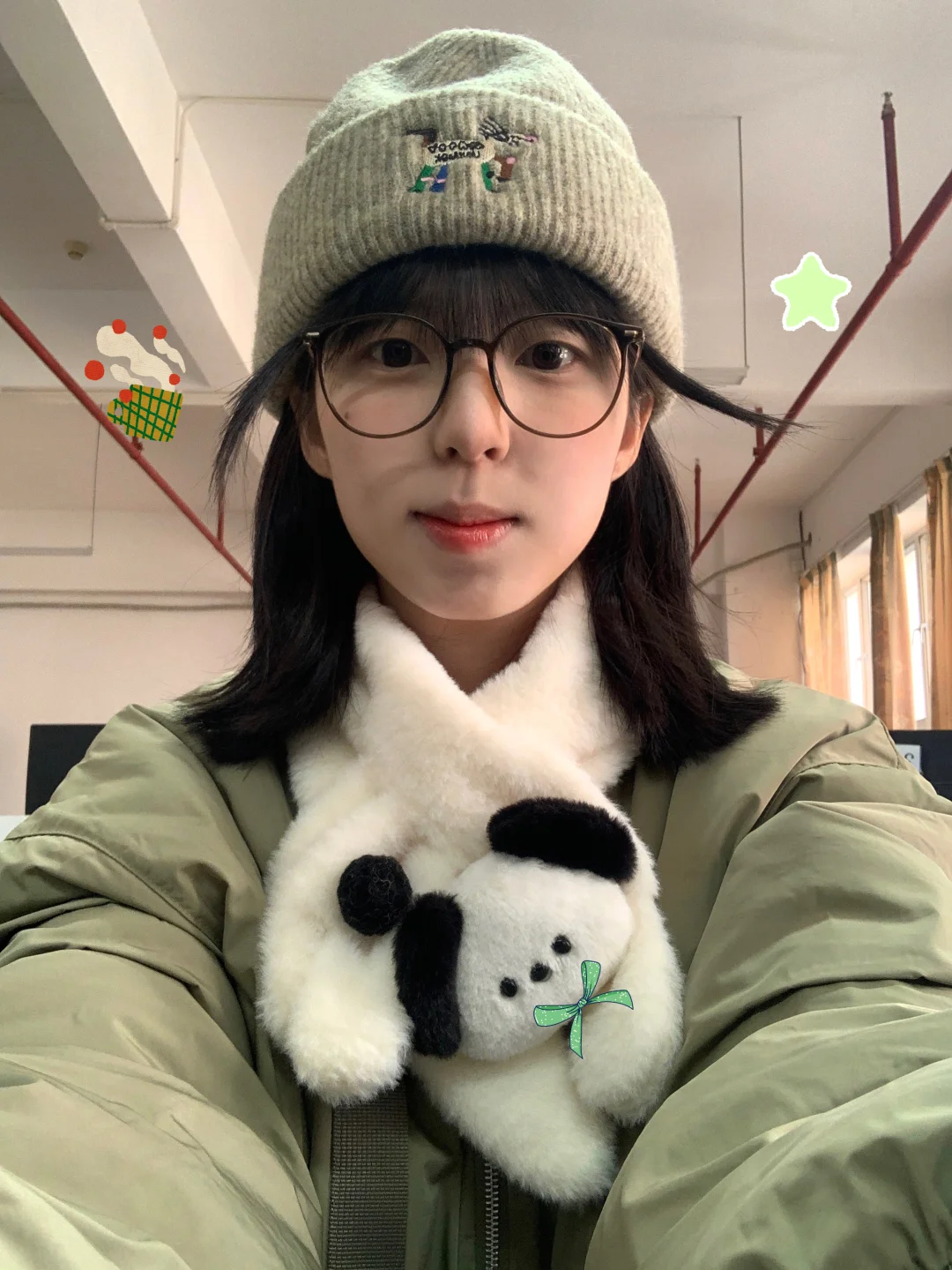 今天是绿色小狗