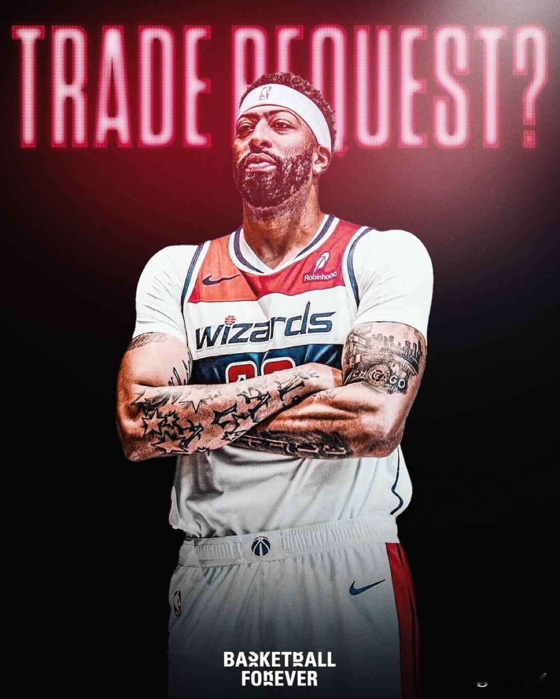 浓眉或未战先离奇才，33岁超巨一心冲冠  据NBA记者Evan Sid...