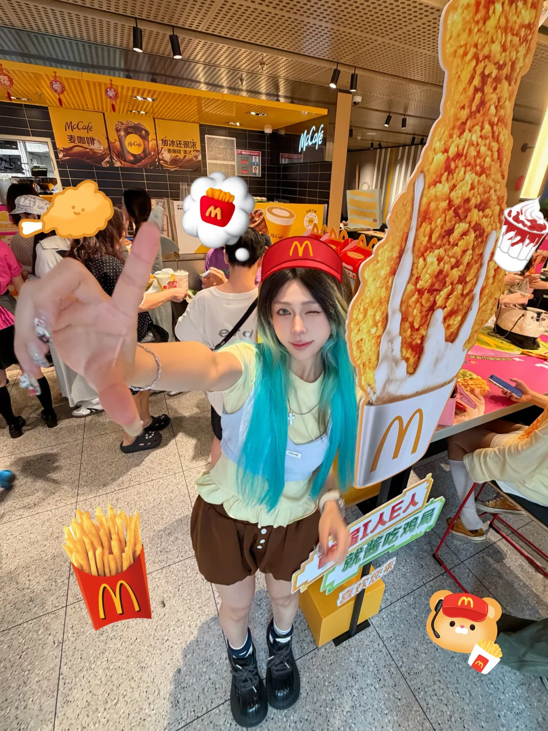 广州麦门新品‼️i人e人炸鸡双酱鸳鸯锅封神