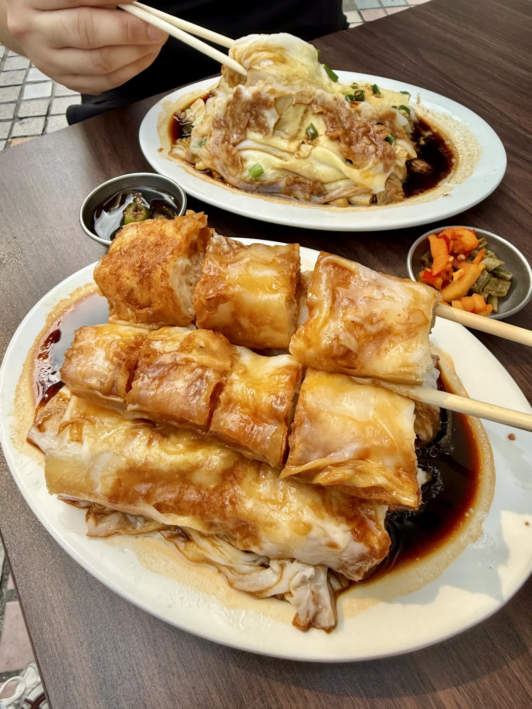 广州白云！！8蚊！！极品皱皮肠粉（🆓加底….