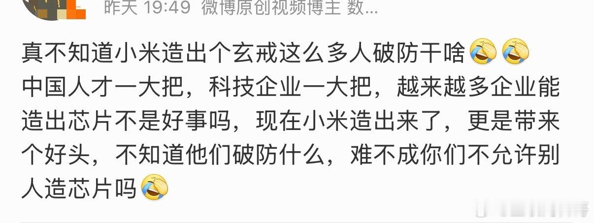 小米造芯片，为什么这么多人破防了？ ​