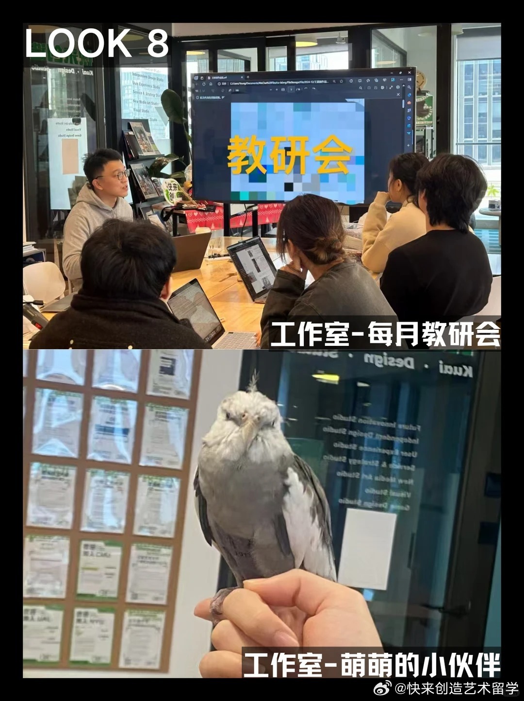 杭州交互艺术科技留学天花板工作室！
💡为什么选择快来创造工作室？
我们专注在艺术设计与前沿科技领域的7大专业分支客户提供完善的升学规划以及实习求职规划，我们强调每个会员体验“Study & Internship & Co-op”的学习方式。
 
🟢look1-3快来创造线下学习环境
✨开放式Studio ✨数字化工坊
艺术 ​