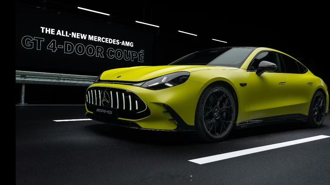 梅赛德斯-奔驰发布全新AMG GT四门纯电轿跑，这个外形你们喜欢吗？ ...