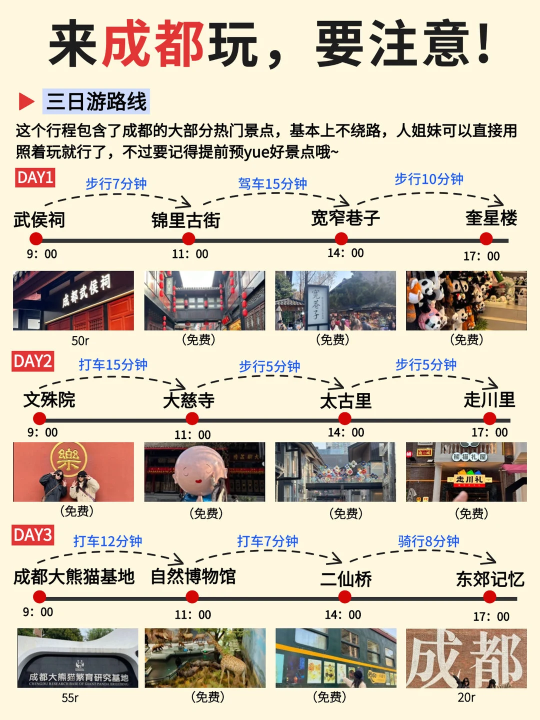 自己做的成都攻略太绝了，兴奋到失眠！😆