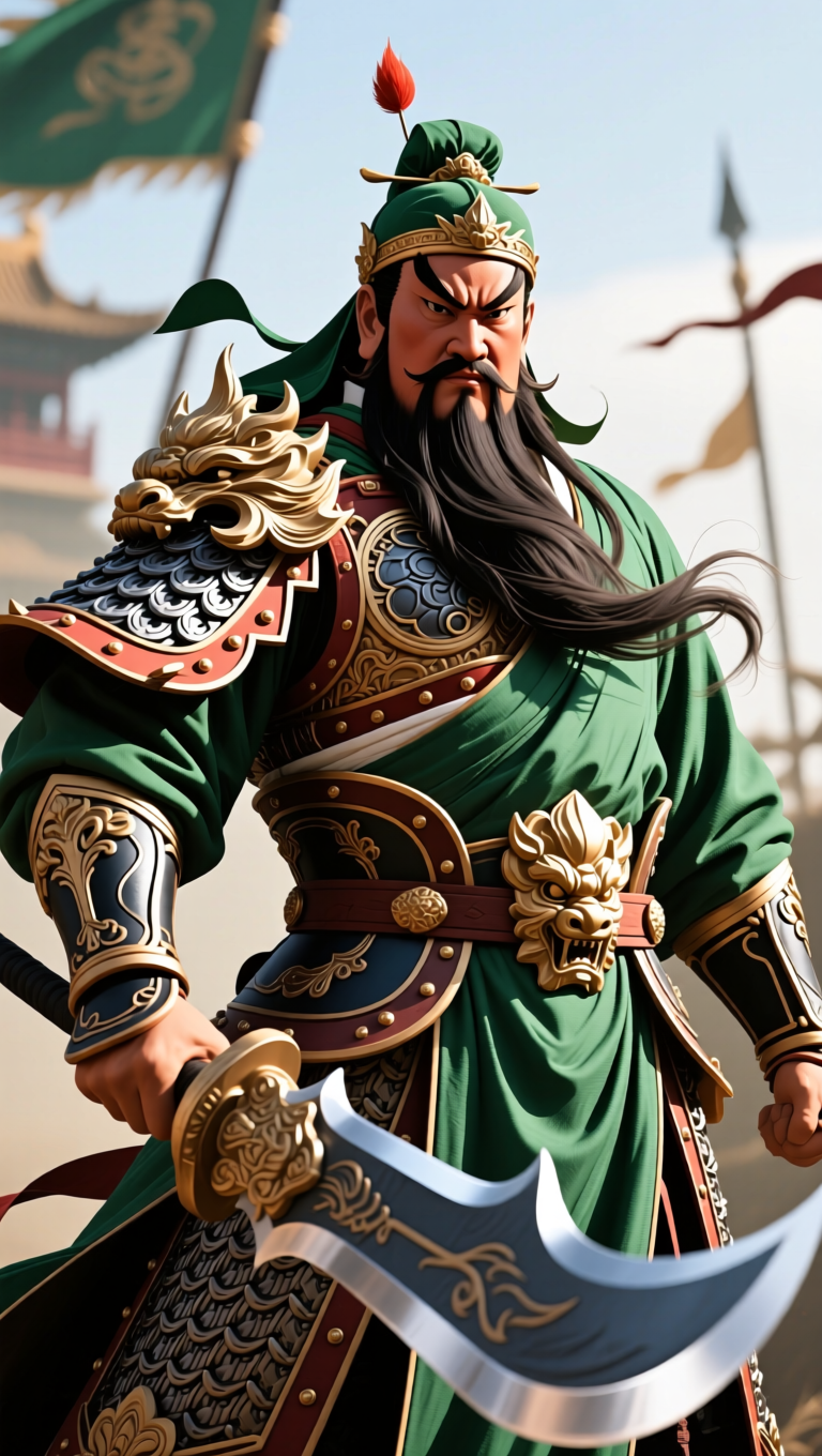 关羽是谁？江湖人称“武圣”，但你要是只把他当成一把会走路的青龙偃月刀，那你就错过了最精彩的部分——他的内心活动，简直堪比大型情绪连续剧。

想象一下，关羽站在战场上，刀光一闪，敌人先怕三分。可他心里未必只想着“砍砍砍”。他其实在反复确认：我是不是还在做对的事？
他讲义气，不是因为他不会变通，而是他心