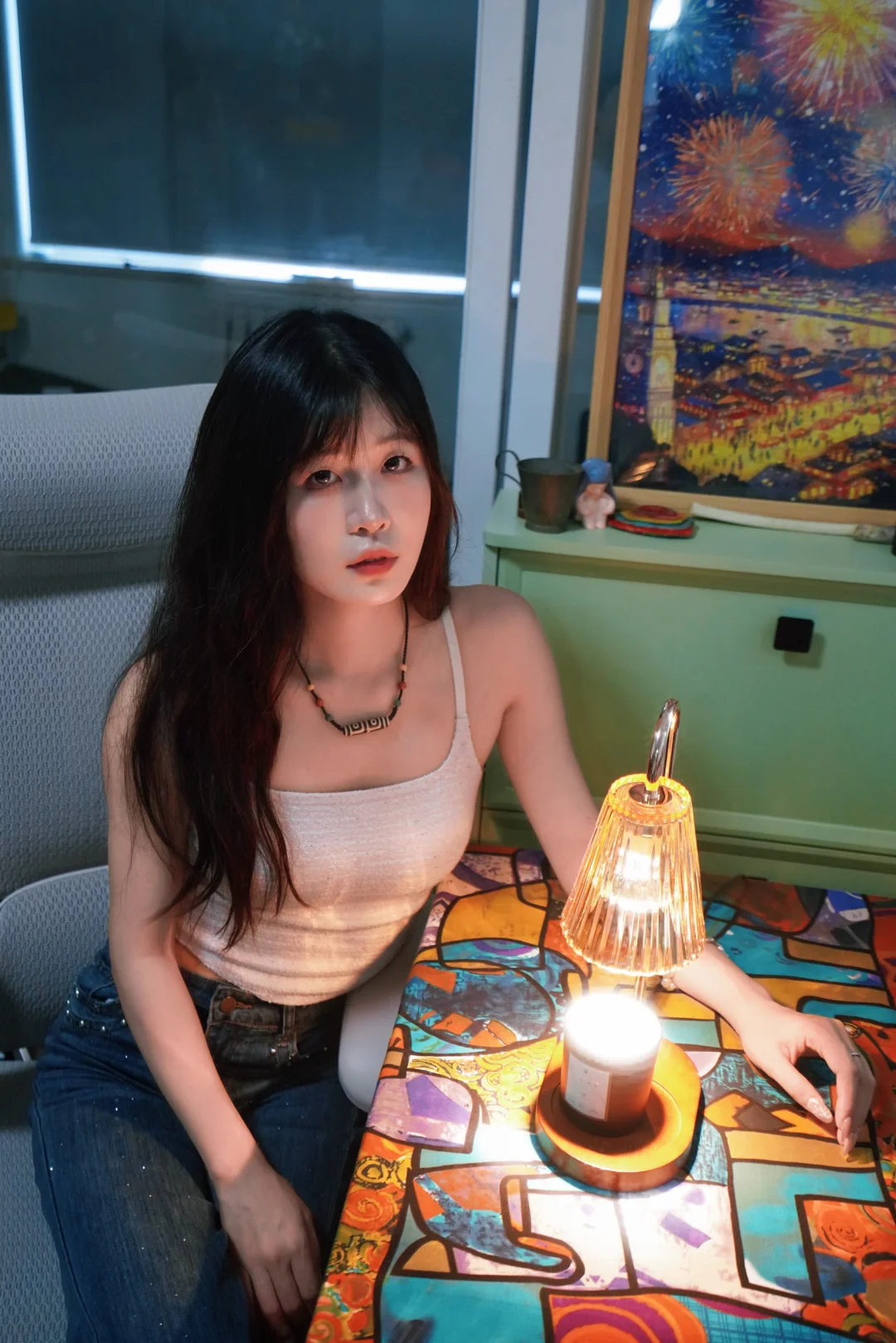 乒乓女孩的赛后松弛✨治愈时刻交给融蜡灯