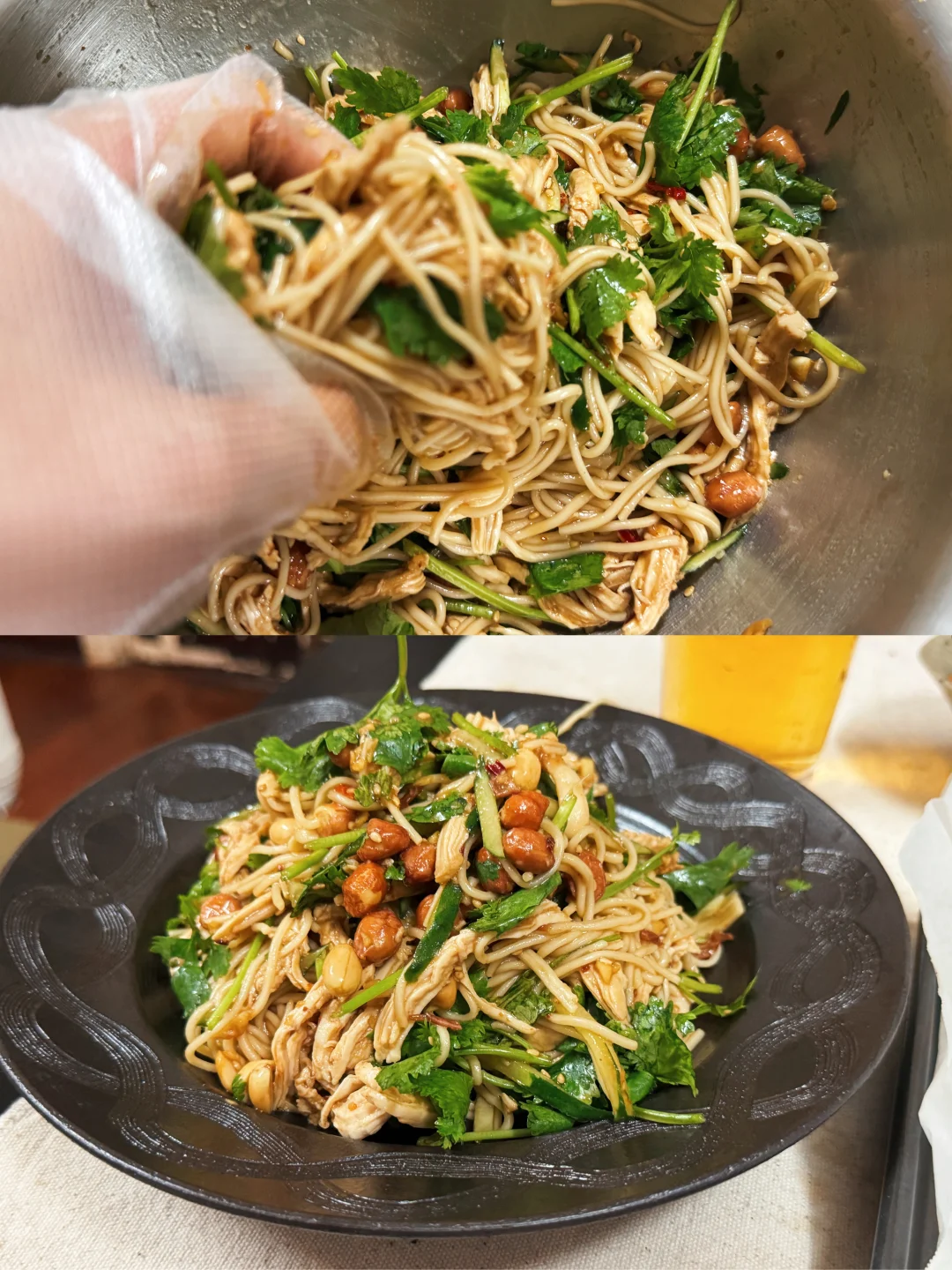 简单吃点🥢｜0️⃣难度夏日拌面🍜｜鸡丝凉面