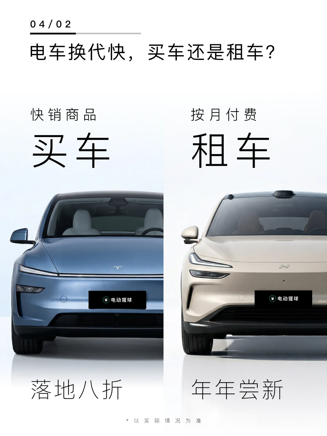 电车换代快，买车还是租车？