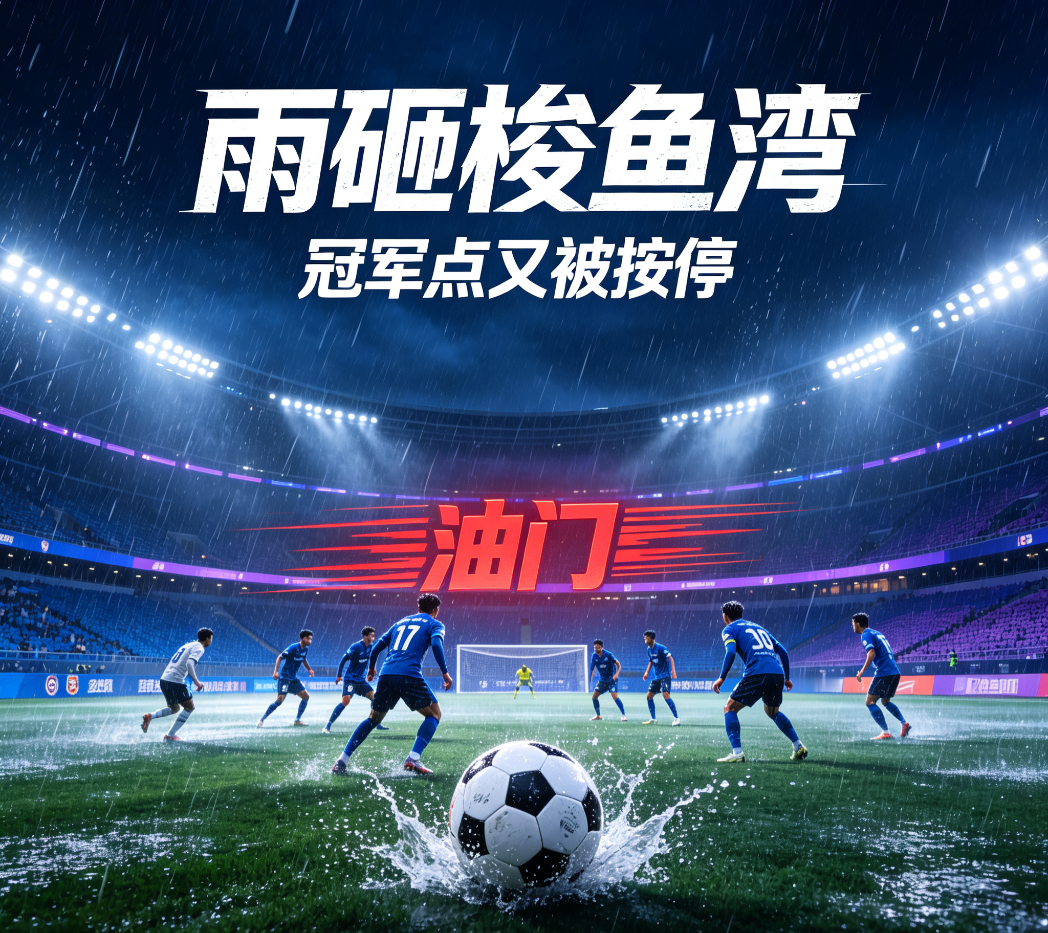 雨砸梭鱼湾，冠军点又被按停：大连英博这脚油门，踩得正是时候
雨夜，梭鱼湾。61913个人没走。
他们等的不是一场普通的第28轮。赛前蓉城52分坐在榜首，英博43分。英博只要不赢，蓉城今晚就提前捧杯。然后第8分钟，罗竞左路外脚背一撩，斯坦丘弧顶迎球端射，球贴着草皮滚进网窝。1比0。冠军点的香槟，塞子刚