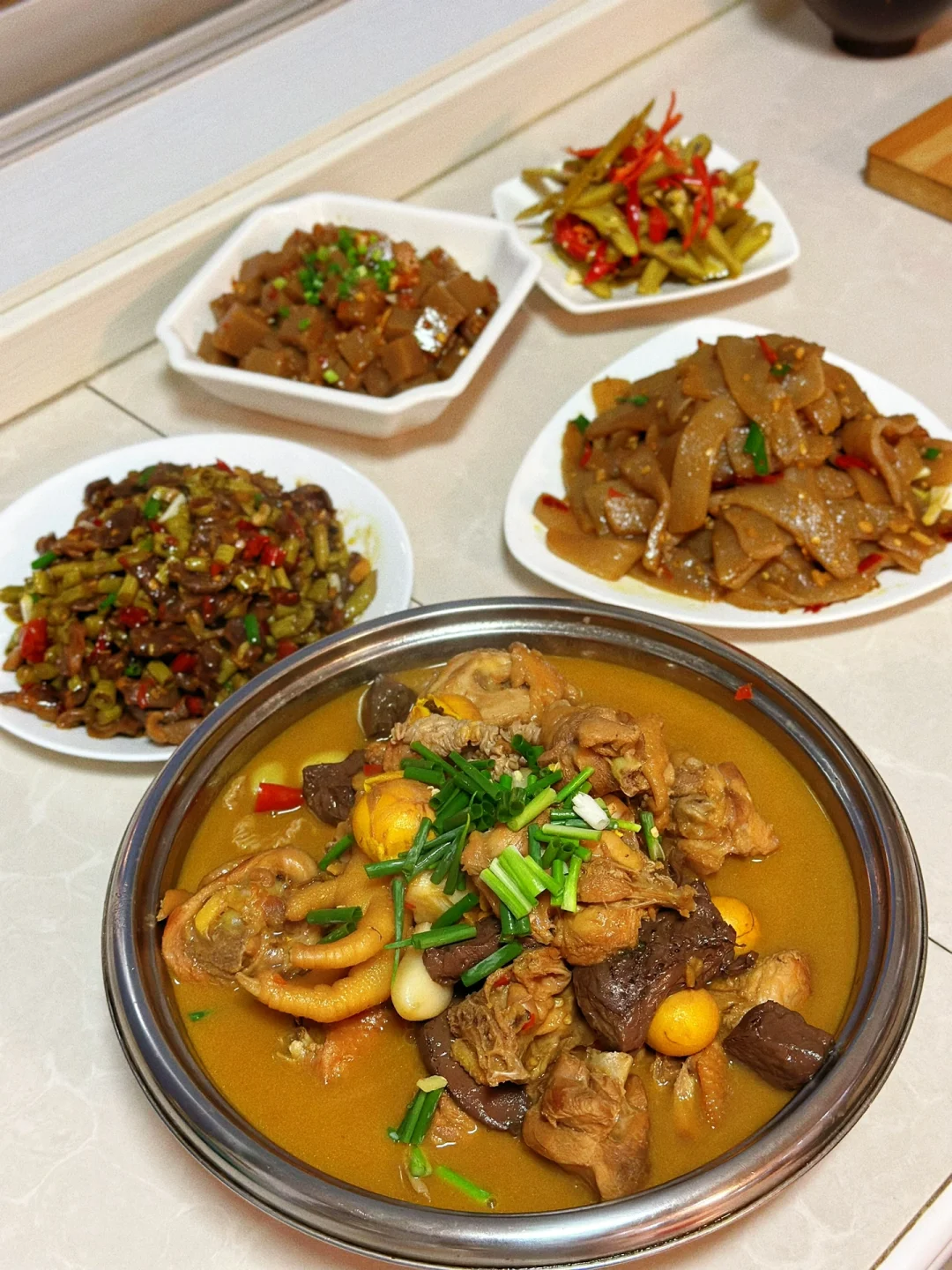 分享我家全是下饭菜的晚餐