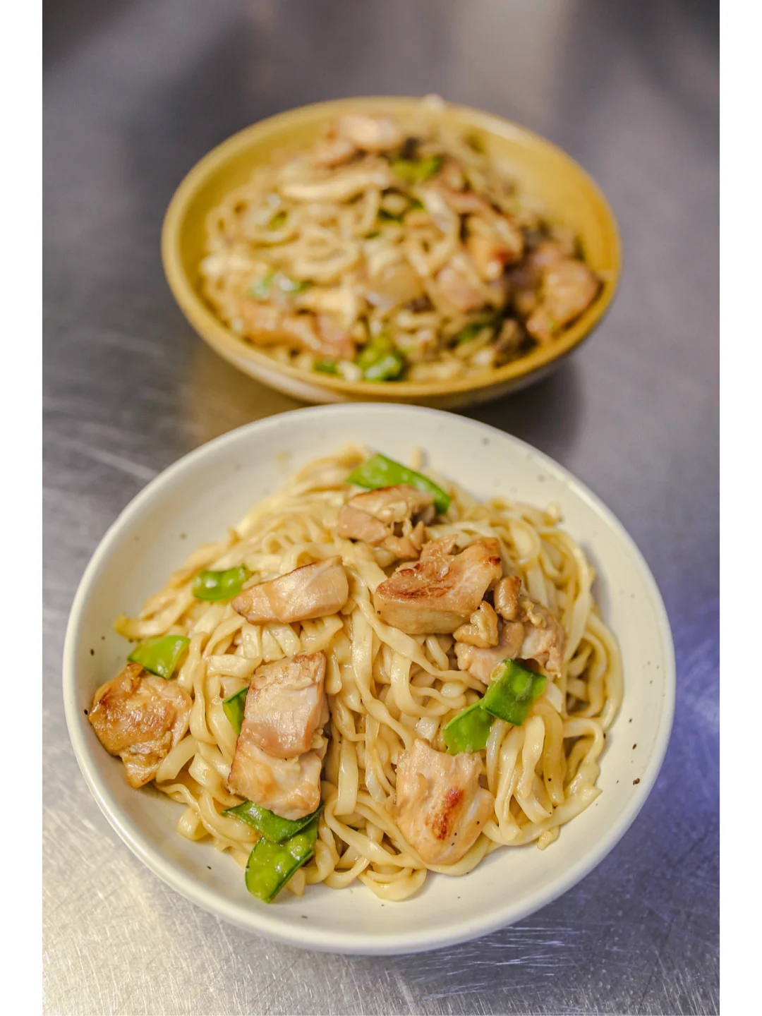 坚持做1000种面不重样（179）照烧鸡肉炒面