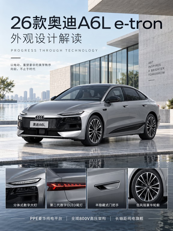 经典奥迪解锁纯电🌊这台电车戳中你了吗？