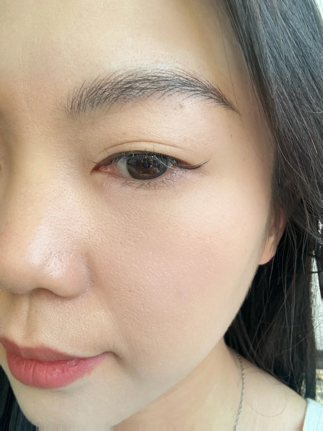 人生第一次纹眉！大家帮我看下效果怎么样