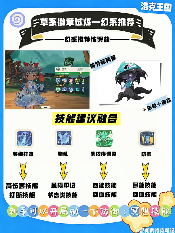 草系徽章试炼｜幻系怖哭菇（含详细教程）