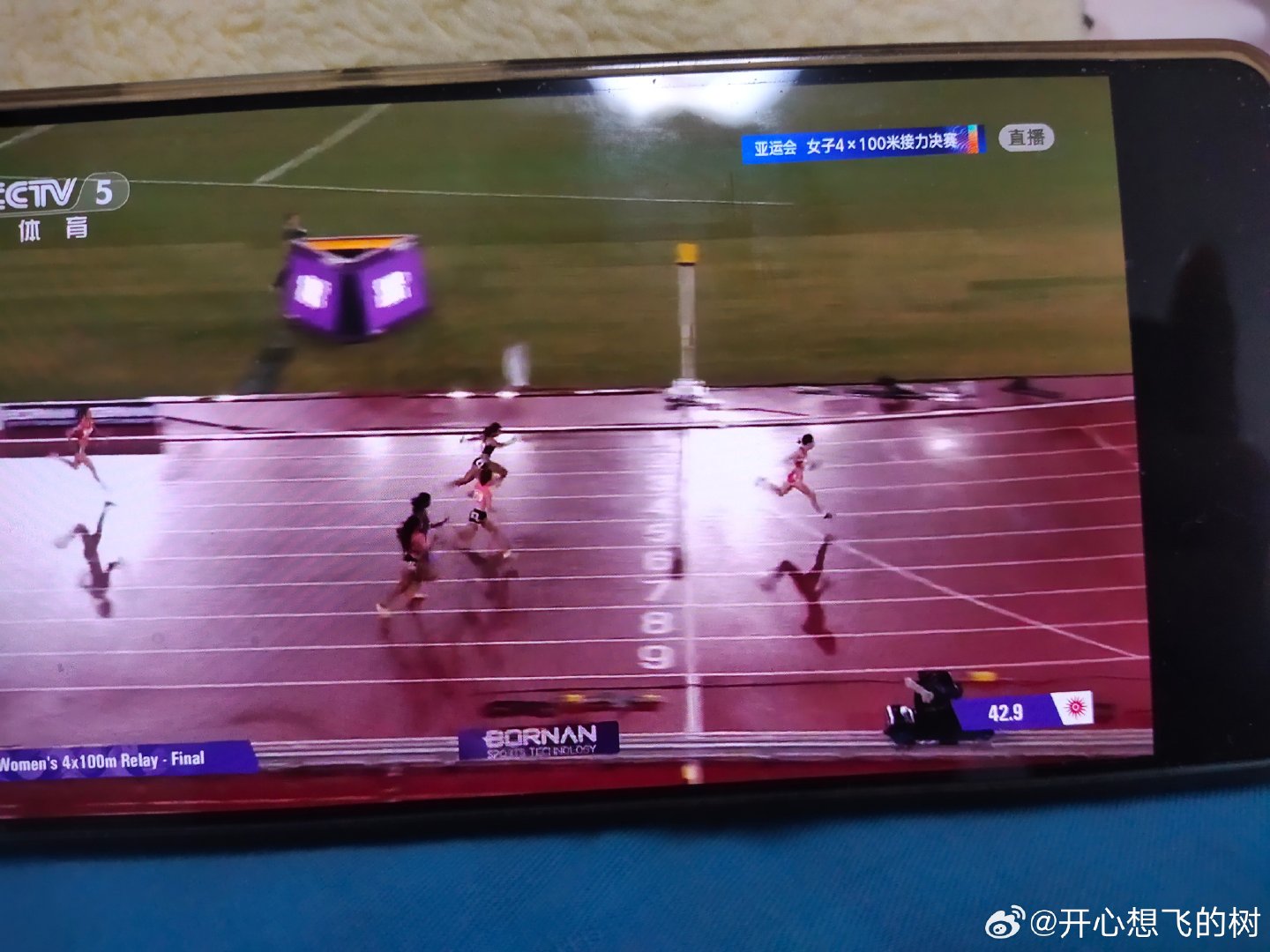 #中国队女子4x100接力金牌#小孩姐冲刺棒👍🏻👍🏻，金牌🥇🥇🥇🥇 ​