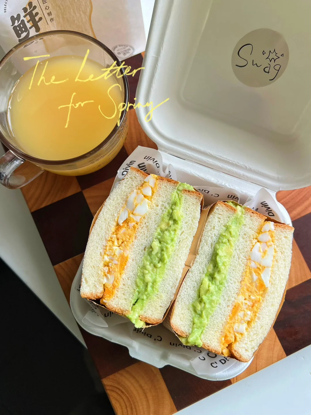 我又来摆摊了😆😆牛油果🥑鸡蛋🥚三明治🥪